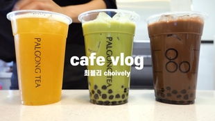 韩国女生的咖啡厅日常Ⅰ八公茶Ⅰslolvlog